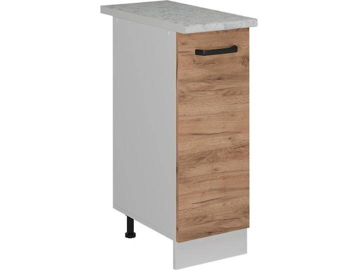 Vicco, Regal, Apothekerschrank R-Line, Goldkraft Eiche/Weiss, 30 cm AP Marmor von Galaxus