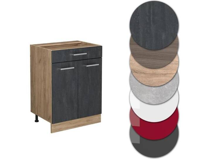 Vicco, Regal, Küchenschrank mit Schublade R-Line (60 x 46 x 81.5 cm) von Galaxus