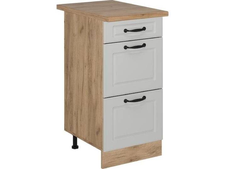 Vicco, Regal, Küchenunterschrank R-Line, Weiss Landhaus/Goldkraft Eiche, 40 cm mit Schubladen, AP Eiche Vicco, Regal, Küchenunterschrank R-Line, Weiss Landhaus/Goldkraft Eiche, 40 cm mit Schubladen, AP Eiche von Galaxus