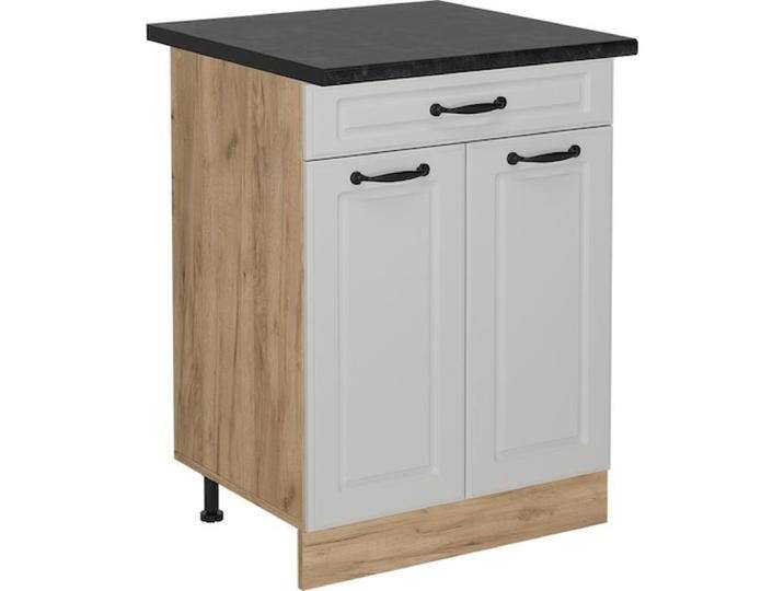 Vicco, Regal, Küchenunterschrank R-Line, Weiss Landhaus/Goldkraft Eiche, 60 cm mit Schublade, AP Anthrazit Vicco, Regal, Küchenunterschrank R-Line, Weiss Landhaus/Goldkraft Eiche, 60 cm mit Schublade, AP Anthrazit von Galaxus
