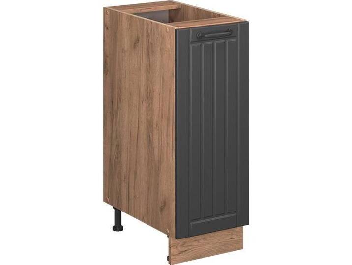 Vicco, Regal, Apothekerschrank Fame-Line, Dunkelgrau/Goldkraft Eiche, 30 cm ohne Arbeitsplatte von Galaxus
