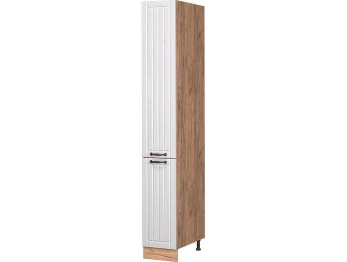 Vicco, Regal, Apothekerschrank Fame-Line, Weiss Landhaus/Goldkraft Eiche, 30 cm von Galaxus