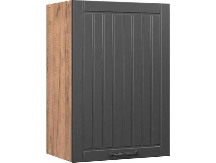 Vicco, Regal, Hängeschrank Fame-Line, Dunkelgrau/Goldkraft Eiche, 50 cm von Galaxus