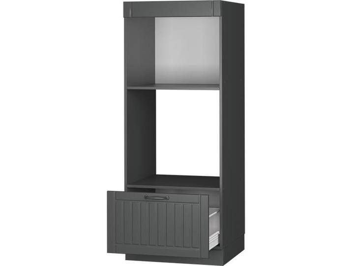 Vicco, Regal, Mikrowellenschrank Fame-Line, Dunkelgrau/Anthrazit, 60 cm offen von Galaxus