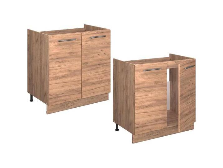 Vicco, Regal, Spülenunterschrank Fame-Line, Goldkraft Eiche/Goldkraft Eiche, 80 cm, AP Eiche Vicco, Regal, Spülenunterschrank Fame-Line, Goldkraft Eiche/Goldkraft Eiche, 80 cm, AP Eiche von Galaxus