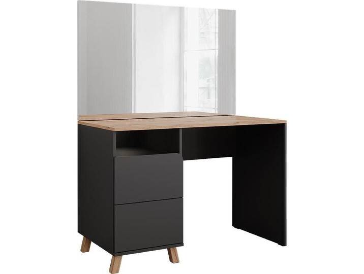 Vicco, Schminktisch, Schminktisch Karen, Anthrazit/Artisan, 110 cm mit Spiegel (110 x 75 x 55 cm) von Galaxus