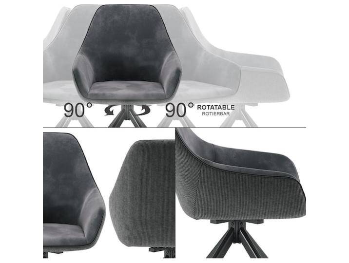 Vicco, Sessel, Loungesessel Eleganza, Anthrazit, 60 x 89 cm von Galaxus