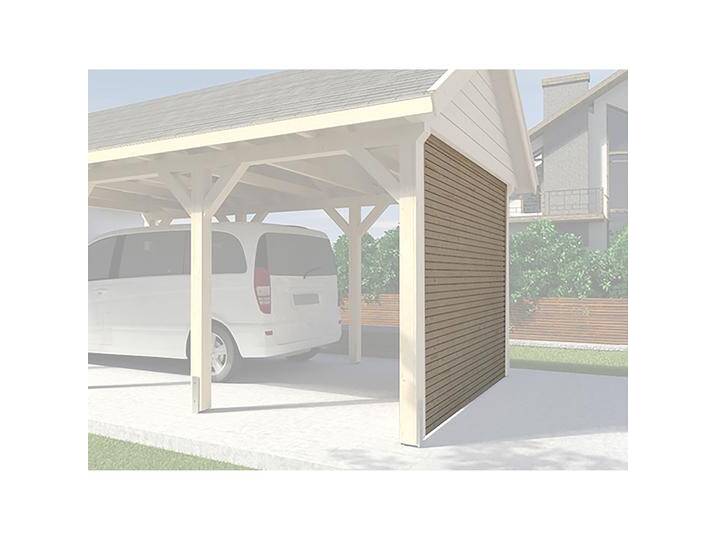 Weka Holzbau, Carport + Garage, Rückwand wekaLine für Carports von Galaxus