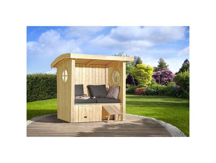 Weka Holzbau, Gartenbank, Gartenlaube Merano von Galaxus