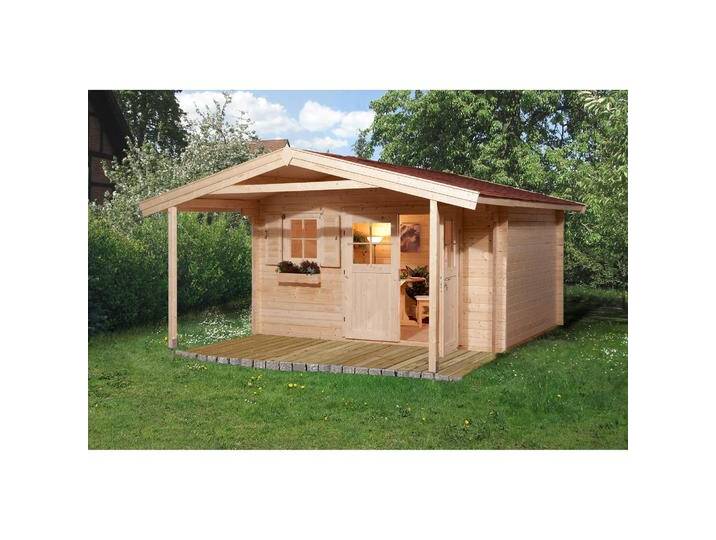 Weka Holzbau, Gartenhaus + Gartenschrank, 111 A Gr.3 von Galaxus