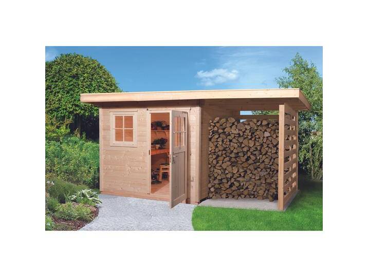 Weka Holzbau, Gartenhaus + Gartenschrank, 170 A Gr.2 von Galaxus