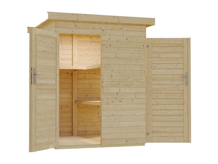 Weka Holzbau, Gartenhaus + Gartenschrank, Garten (Q) 415 von Galaxus