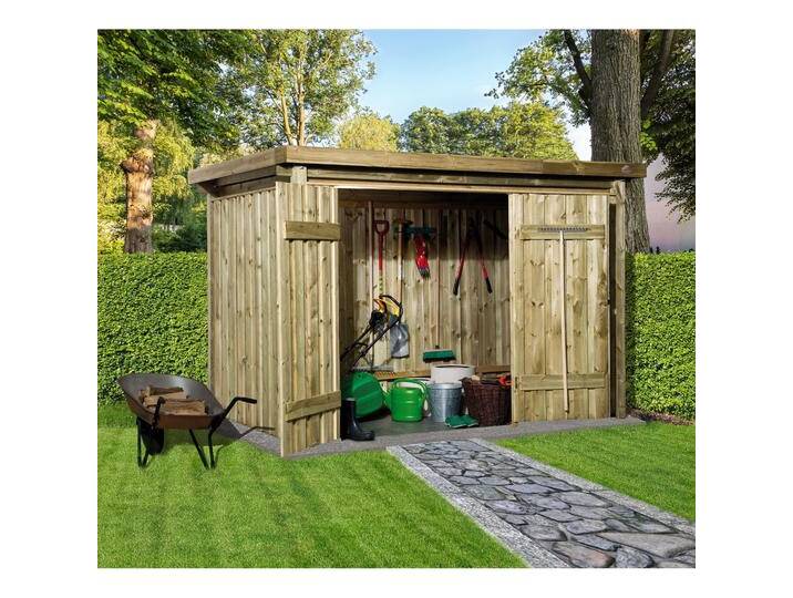 Weka Holzbau, Gartenhaus + Gartenschrank, Lagerhaus 607 A 288 x 199 cm Weka Holzbau, Gartenhaus + Gartenschrank, Lagerhaus 607 A 288 x 199 cm von Galaxus