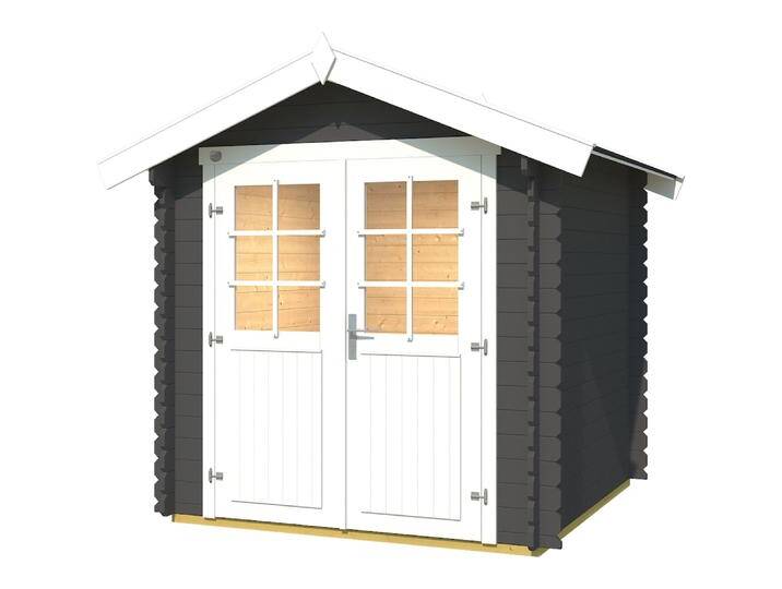 Weka Holzbau, Gartenhaus + Gartenschrank, Mülltonnenbox für 3 Tonnen, anthrazit imprägniert Weka Holzbau, Gartenhaus + Gartenschrank, Mülltonnenbox für 3 Tonnen, anthrazit imprägniert von Galaxus