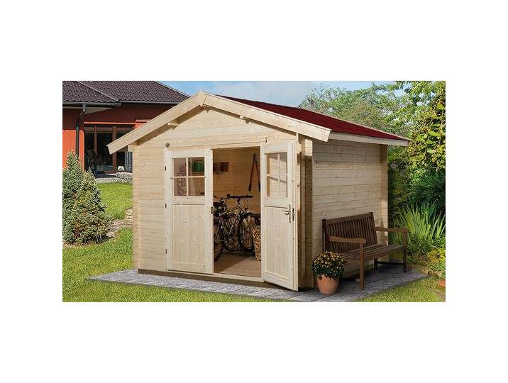 Weka Holzbau, Gartenhaus + Gartenschrank, Premium28 DT von Galaxus