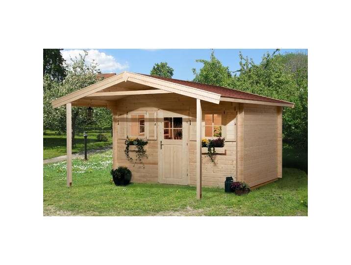 Weka Holzbau, Gartenhaus + Gartenschrank, Weekendhaus 138 A Gr.1 von Galaxus