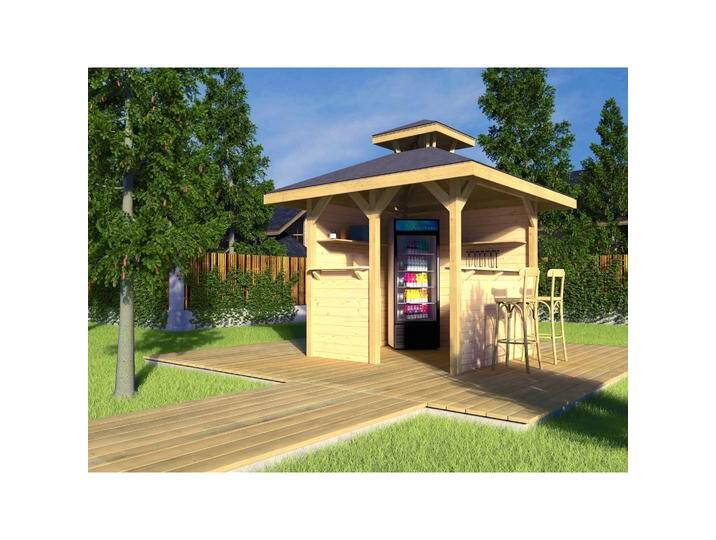 Weka Holzbau, Pavillon, Pavillon (294 cm, 294 cm) von Galaxus