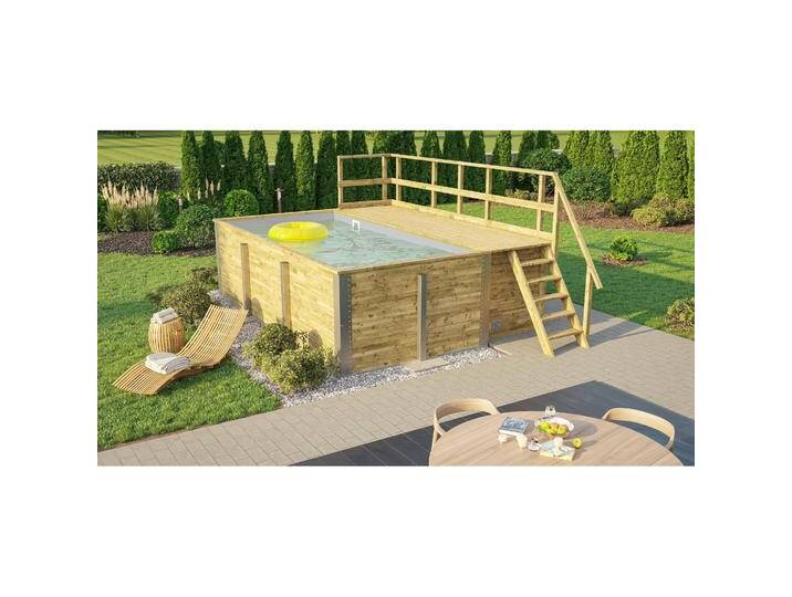 Weka Holzbau, Pool, 595 (490 x 315 x 201 cm) von Galaxus
