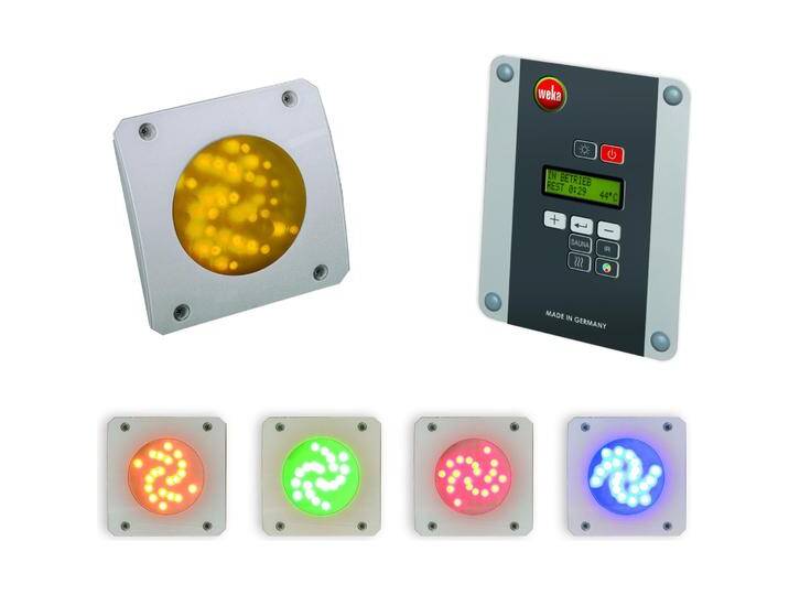 Weka Holzbau, Sauna Zubehör, Farblichtanwendung Set B mit Steuerungsmodul und Bedienteil von Galaxus