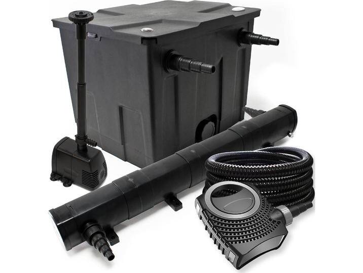 Wiltec, Brunnen + Gartenteich, Filter Set Bio Teichfilter 12000l 72W UVC Teichklärer Pumpe Springbrunnen 022 von Galaxus