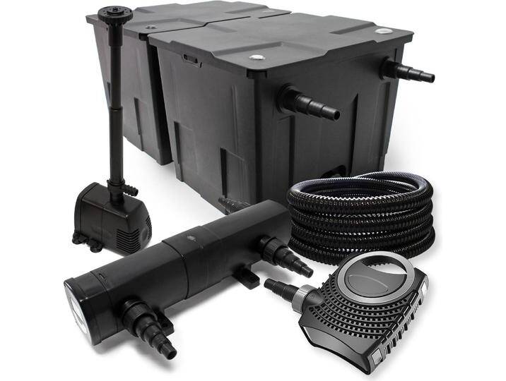 Wiltec, Brunnen + Gartenteich, Filter Set Bio Teichfilter 60000l 24W UVC Teichklärer Pumpe Springbrunnen 058 Wiltec, Brunnen + Gartenteich, Filter Set Bio Teichfilter 60000l 24W UVC Teichklärer Pumpe Springbrunnen 058 von Galaxus