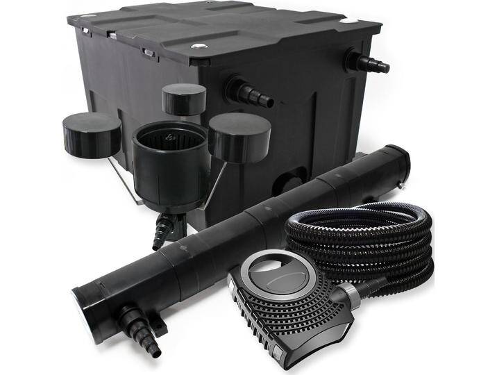 Wiltec, Brunnen + Gartenteich, Filter Set Bio Teichfilter 60000l 72W UVC Teichklärer Pumpe Schlauch Skimmer 095 Wiltec, Brunnen + Gartenteich, Filter Set Bio Teichfilter 60000l 72W UVC Teichklärer Pumpe Schlauch Skimmer 095 von Galaxus