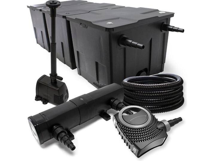 Wiltec, Brunnen + Gartenteich, Filter Set Bio Teichfilter 90000l 36W UV Klärer Pumpe Springbrunnen Gartenteich von Galaxus