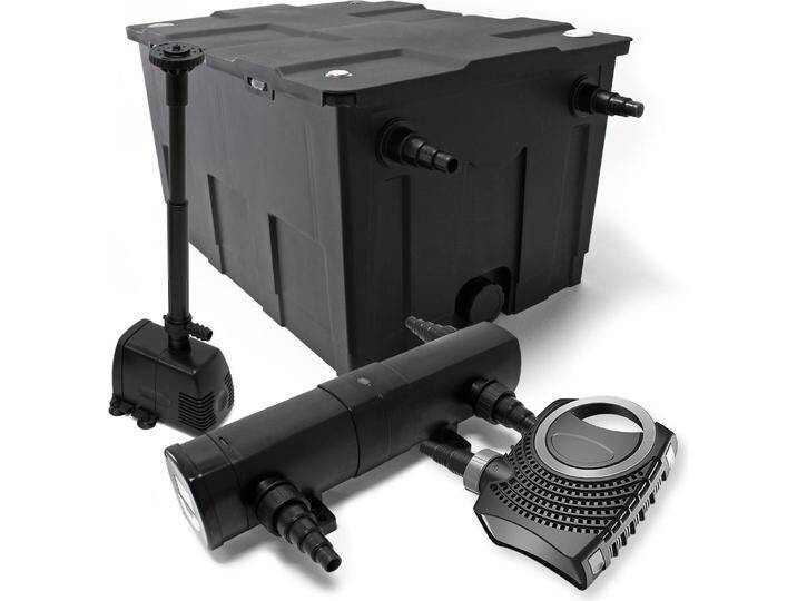 Wiltec, Brunnen + Gartenteich, Set: Teichfilter 60000l 36W UVC Klärer 80W Pumpe Springbrunnen 589 Wiltec, Brunnen + Gartenteich, Set: Teichfilter 60000l 36W UVC Klärer 80W Pumpe Springbrunnen 589 von Galaxus