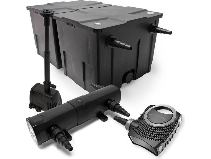 Wiltec, Brunnen + Gartenteich, Set: Teichfilter 60000l Eco 80W Pumpe 36W UVC Klärer Springbrunnen 437 Wiltec, Brunnen + Gartenteich, Set: Teichfilter 60000l Eco 80W Pumpe 36W UVC Klärer Springbrunnen 437 von Galaxus