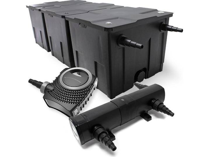 Wiltec, Brunnen + Gartenteich, Set: Teichfilter 90000l SuperEco 80W Teichpumpe 36W UVC Teichklärer 464 Wiltec, Brunnen + Gartenteich, Set: Teichfilter 90000l SuperEco 80W Teichpumpe 36W UVC Teichklärer 464 von Galaxus