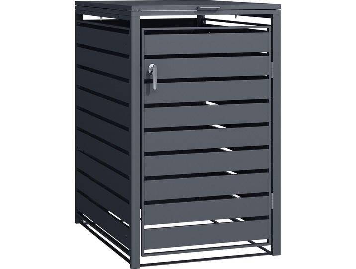 Wiltec, Gartenhaus + Gartenschrank, Mülltonnenbox für eine Tonne Anthrazit Klappdeckel Mülltonnenverkleidung Wiltec, Gartenhaus + Gartenschrank, Mülltonnenbox für eine Tonne Anthrazit Klappdeckel Mülltonnenverkleidung von Galaxus