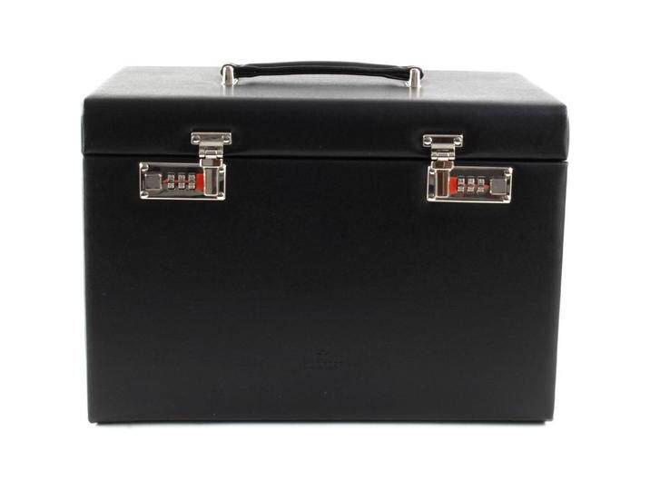 Windrose, Uhrenbox + Schmuckaufbewahrung, Ambiance Schmuckkasten Leder 37 cm, Schwarz Windrose, Uhrenbox + Schmuckaufbewahrung, Ambiance Schmuckkasten Leder 37 cm, Schwarz von Galaxus