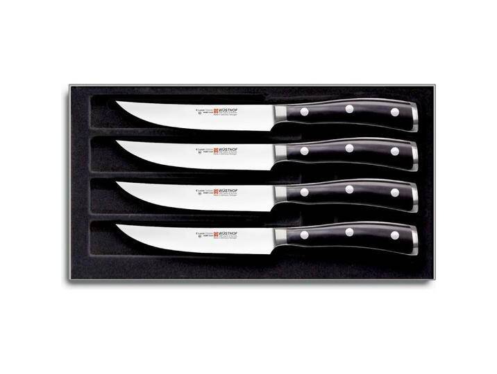 Wüsthof Classic Ikon Steakmessersatz, Besteck, Silber von Galaxus