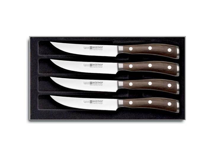 Wüsthof Ikon Steakmessersatz, Besteck, Silber von Galaxus