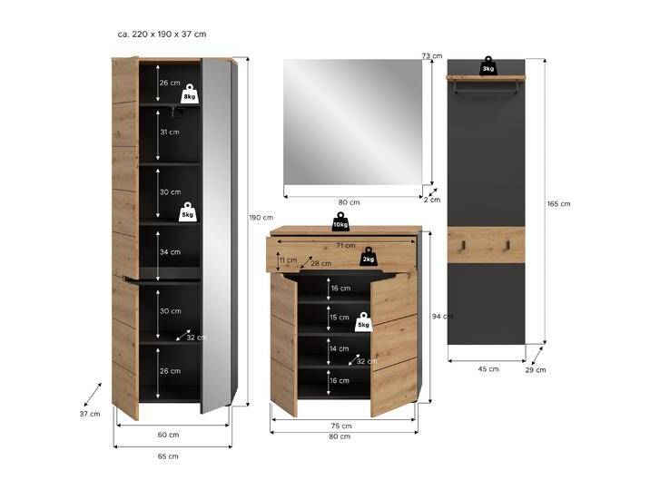Xonox Home, Garderobe + Kleiderhaken, Canu Xonox Home, Garderobe + Kleiderhaken, Canu von Galaxus