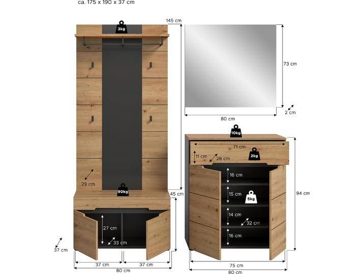 Xonox Home, Garderobe + Kleiderhaken, Canu Xonox Home, Garderobe + Kleiderhaken, Canu von Galaxus