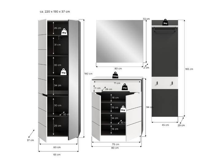 Xonox Home, Garderobe + Kleiderhaken, Canu von Galaxus
