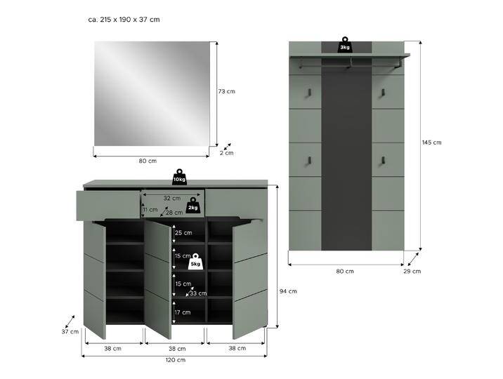 Xonox Home, Garderobe + Kleiderhaken, Canu von Galaxus
