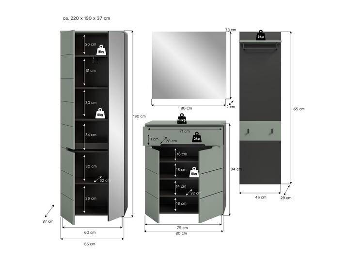 Xonox Home, Garderobe + Kleiderhaken, Canu Xonox Home, Garderobe + Kleiderhaken, Canu von Galaxus
