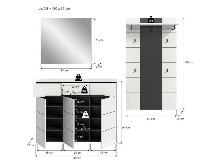 Xonox Home, Garderobe + Kleiderhaken, Canu von Galaxus