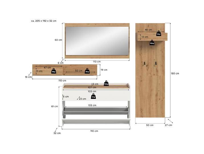 Xonox Home, Garderobe + Kleiderhaken, Drive von Galaxus