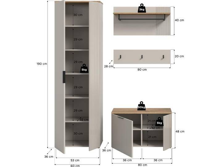 Xonox Home, Garderobe + Kleiderhaken, Slide Xonox Home, Garderobe + Kleiderhaken, Slide von Galaxus