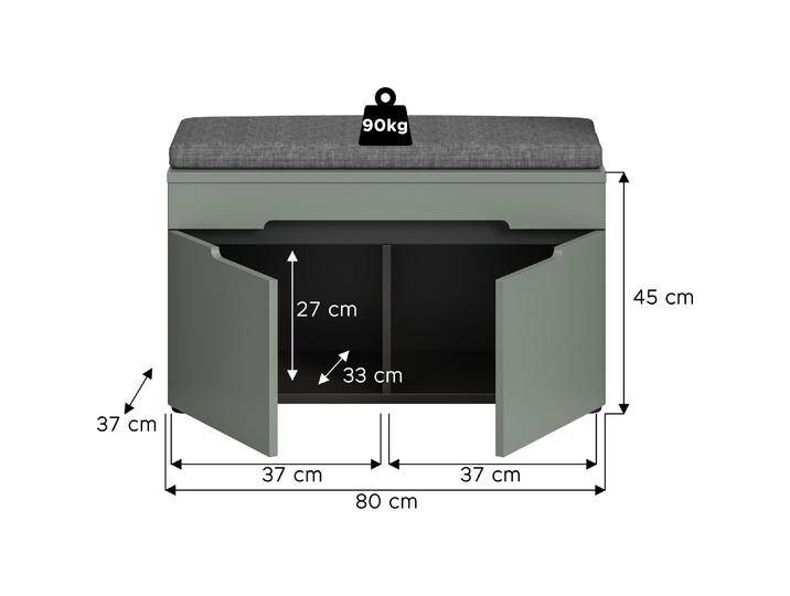 Xonox Home, Sitzbank, Canu (80 cm) von Galaxus