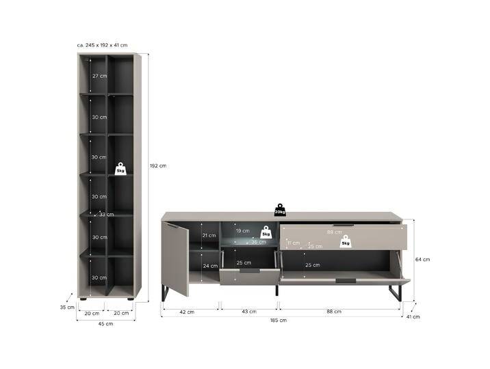 Xonox Home, Wohnwand, Noida von Galaxus