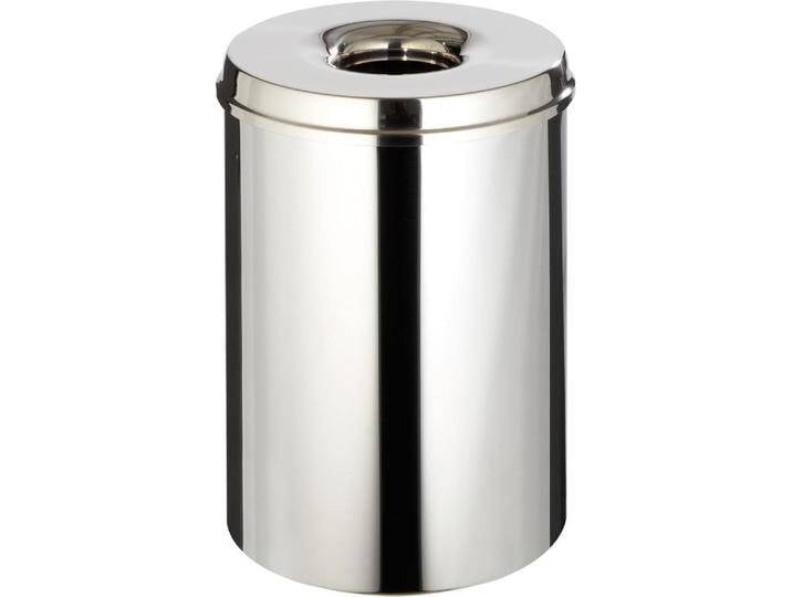 kaiserkraft Sicherheitspapierkorb, Abfalleimer, Silber kaiserkraft Sicherheitspapierkorb, Abfalleimer, Silber von Galaxus