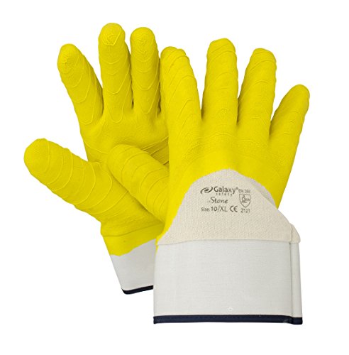 Galaxy Safety 243 10 Handschuhe Latex fleischfarbenen 10/XL von Galaxy Safety