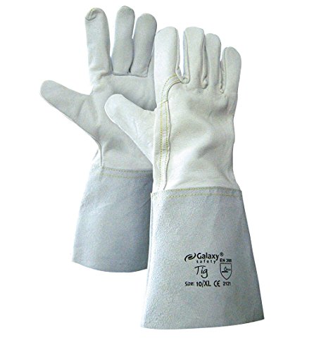 Galaxy Safety 253 10 der-Handschuhe Leder Weiß 10/XL von Galaxy Safety
