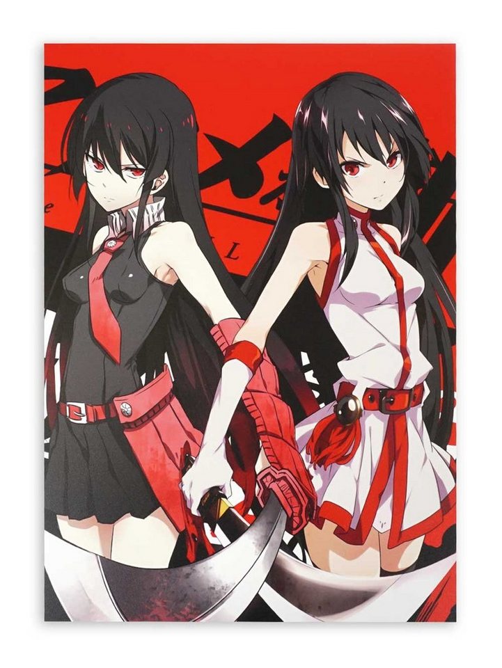 GalaxyCat Poster Hochwertiges Akame ga Kill! Wandbild auf Hartschaumplatte, Poster, Akame Zero, Akame Zero Wandbild auf Hartschaumplatte von GalaxyCat