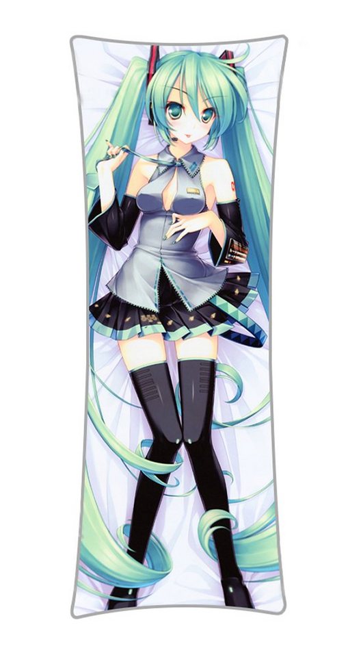 GalaxyCat Seitenschläferkissen Vocaloid Dakimakura Kissenbezug mit Hatsune Miku, Dakimakura Bezug mit Hatsune Miku von GalaxyCat