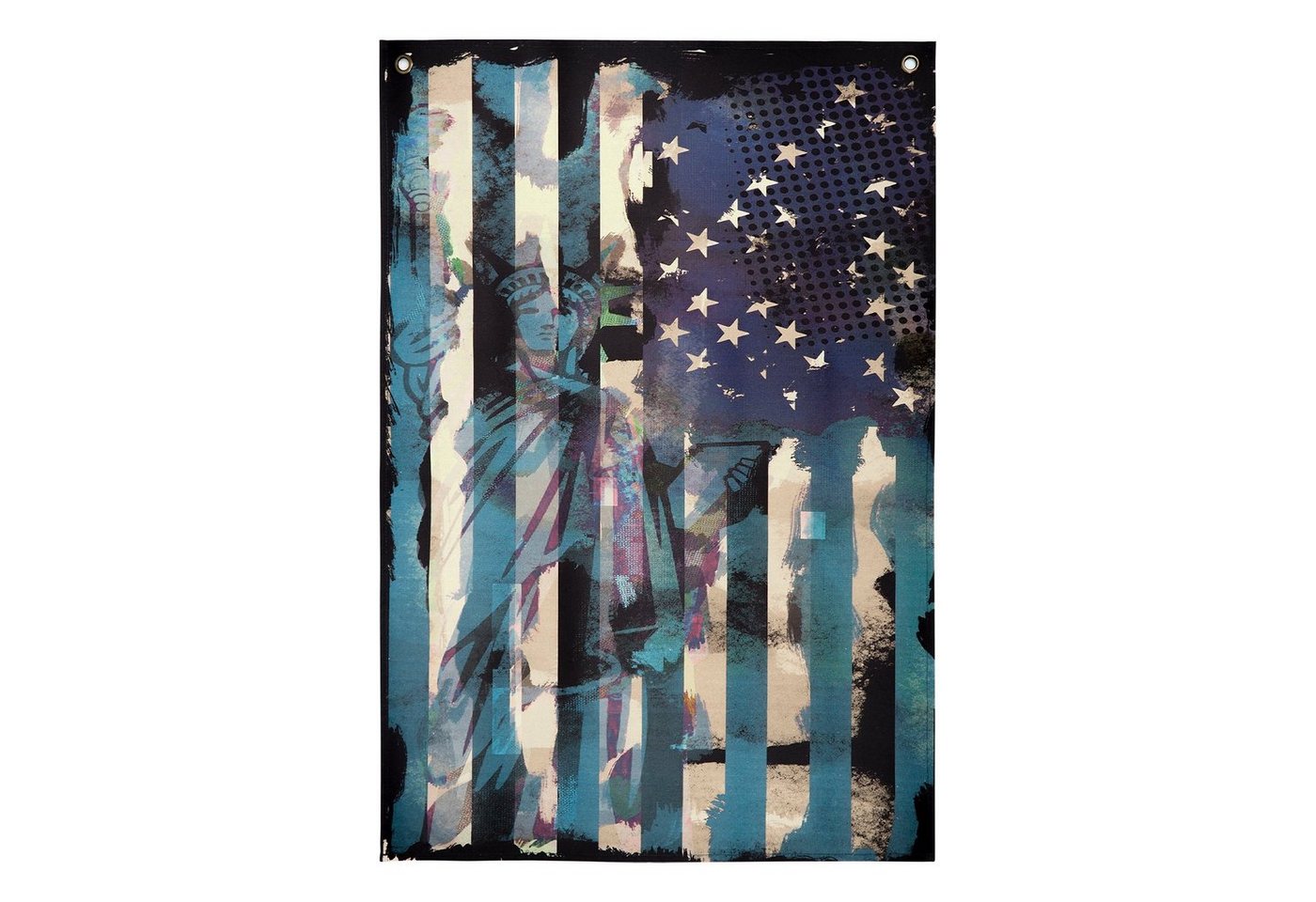 Wandteppich Amerika Wandteppich, vers. Größen, Wandbehang mit USA Flagge, US, GalaxyCat, rechteckig, Höhe: 900 mm, Wandbehang mit Amerika Flagge von GalaxyCat